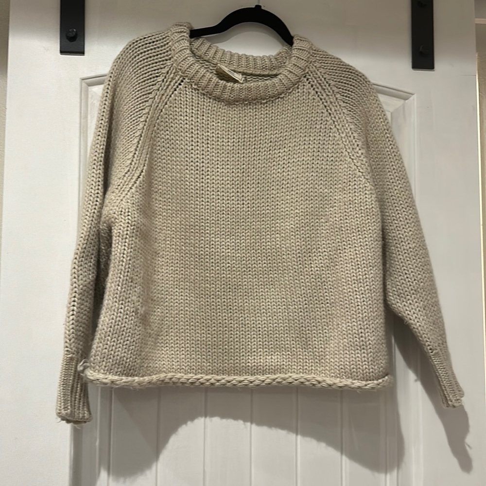 Style Rack Cream Chunky Knit Sweater